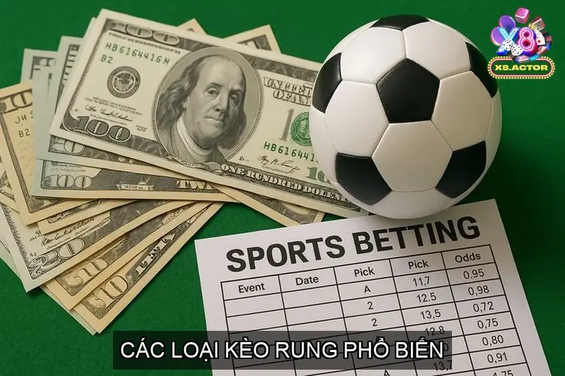 Các Loại Kèo Rung Phổ Biến